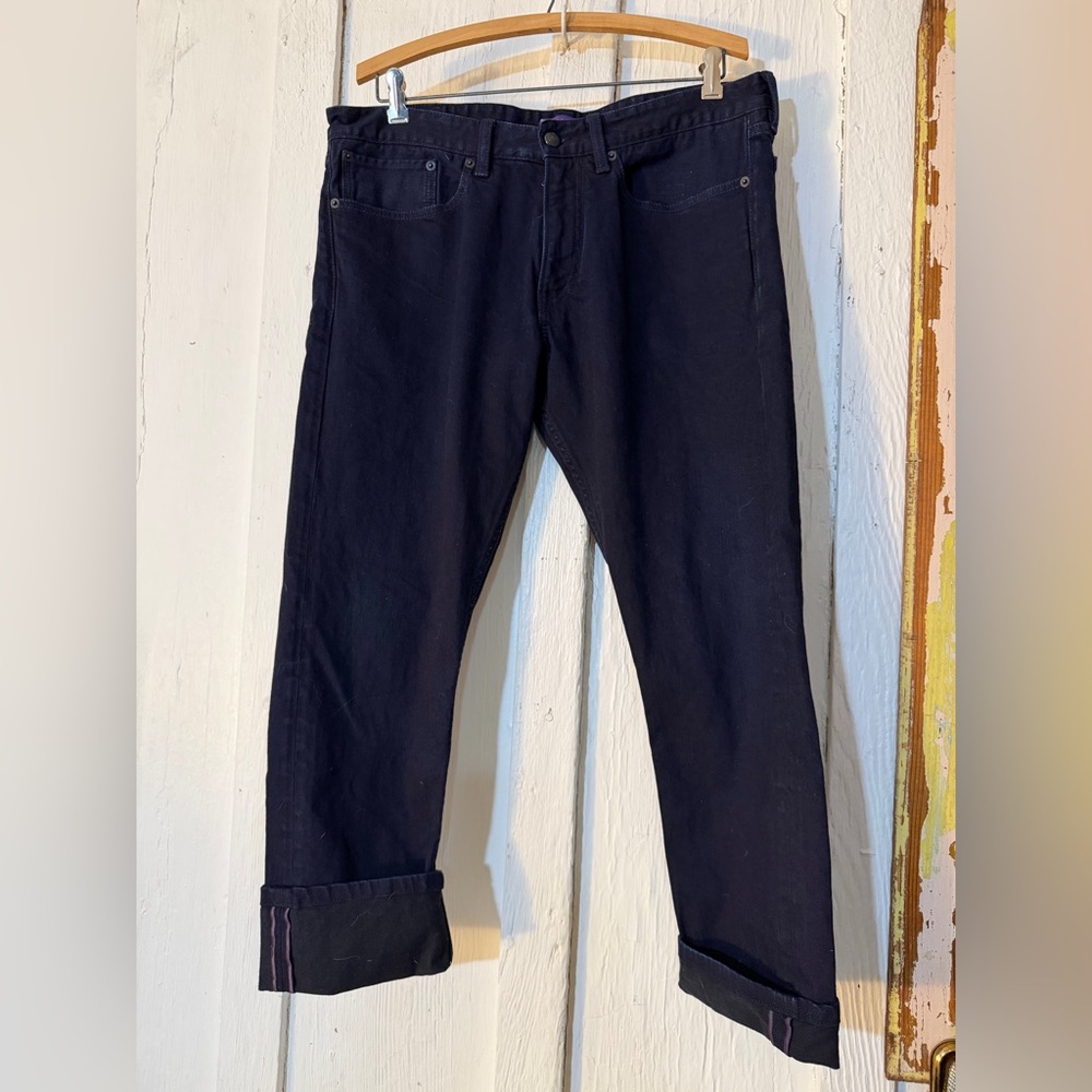 Ralph Lauren Purple Label Selvedge Denim Jeans Made In Italy READ - Picture 2 of 14